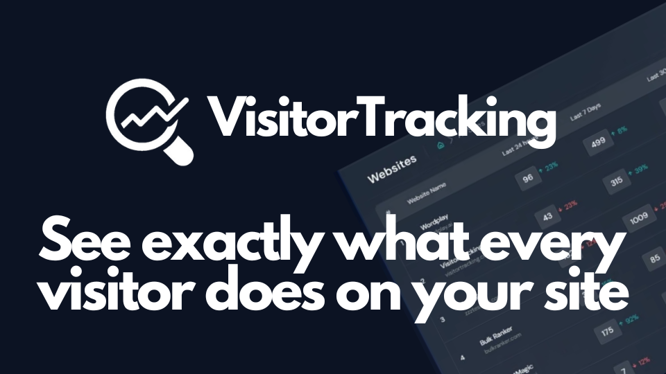 Visitor Tracking - Unlimited Website Tracking Lifetime Deal